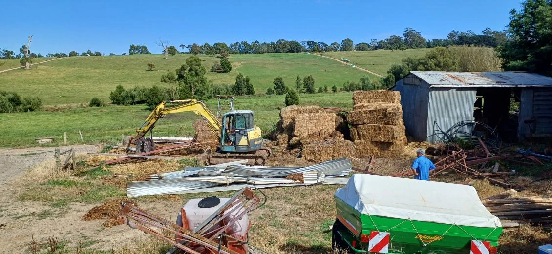 Insurance repair underway in Jindivick